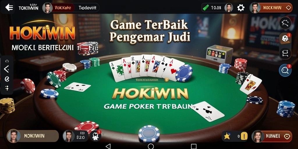 Tampilan gameplay HOKIWIN yang seru dan menarik.