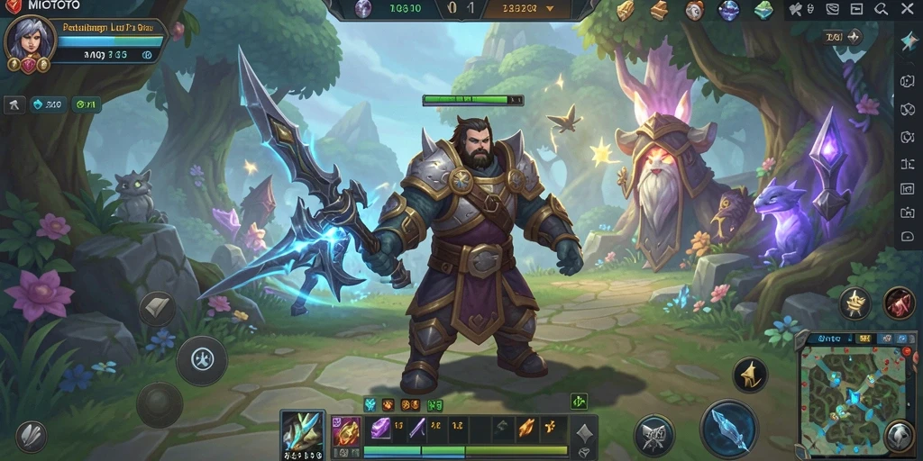 Screenshot gameplay <strong>MIOTOTO</strong> yang menunjukkan aksi tempur seru di dunia MMORPG.