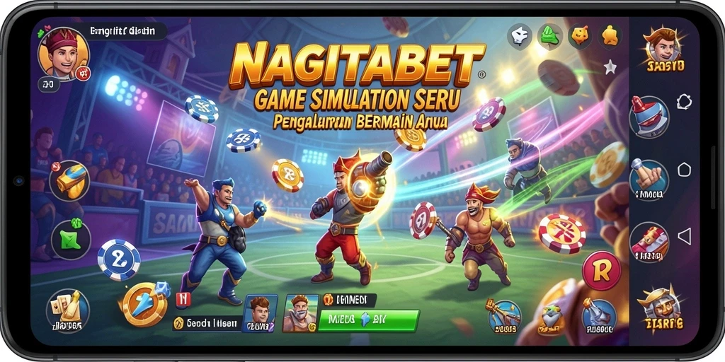 Screenshot gameplay NAGITABET menunjukkan interaksi pemainan yang seru.
