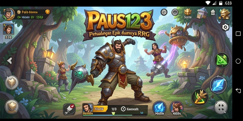 Gameplay RPG seru dengan grafis menawan di PAUS123.
